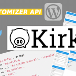 WP customizer API - Kirki Tools